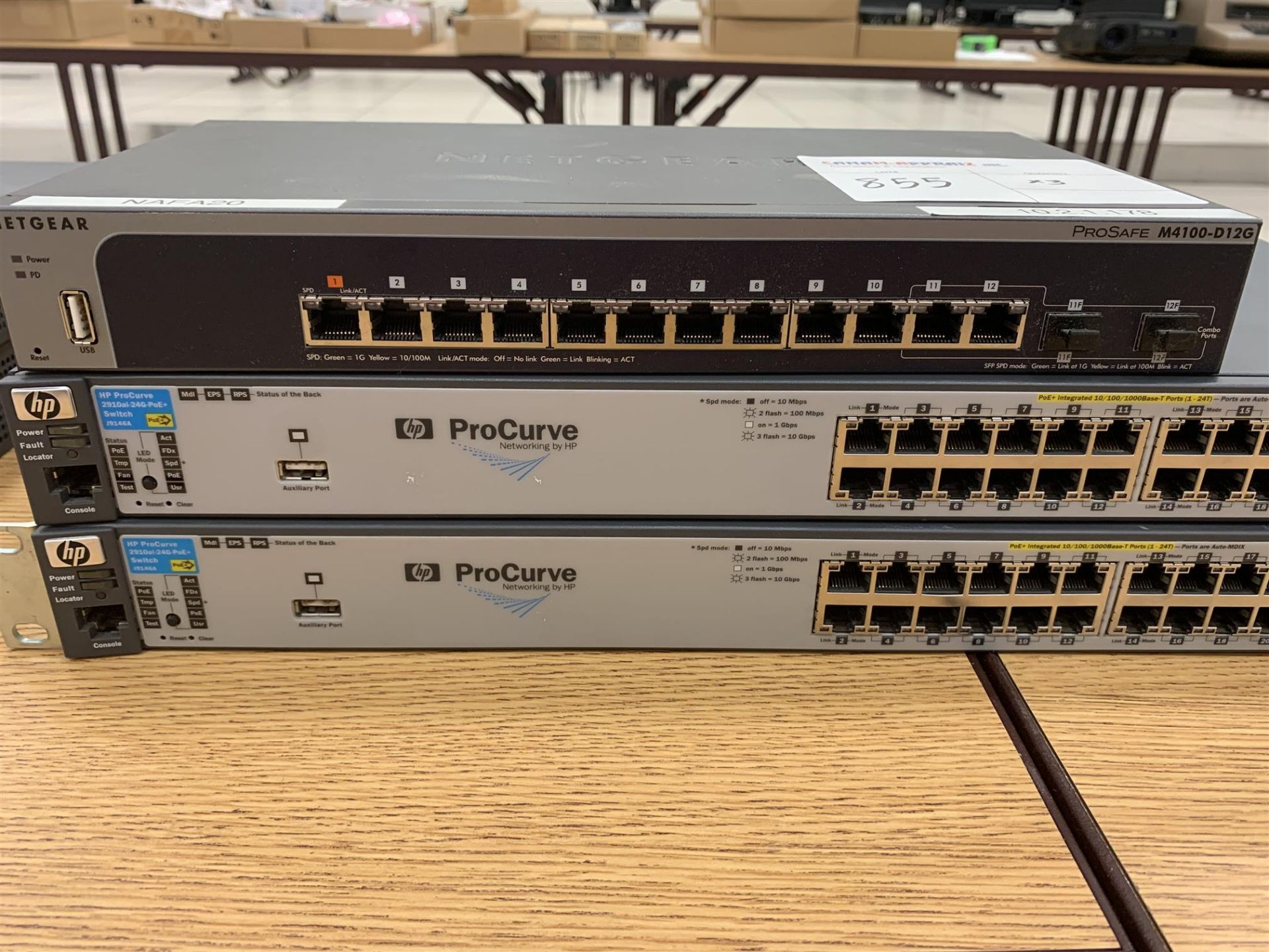 MIXED LOT - HP - NETWORK EQUIPMENT - 3PCS - Image 2 of 2