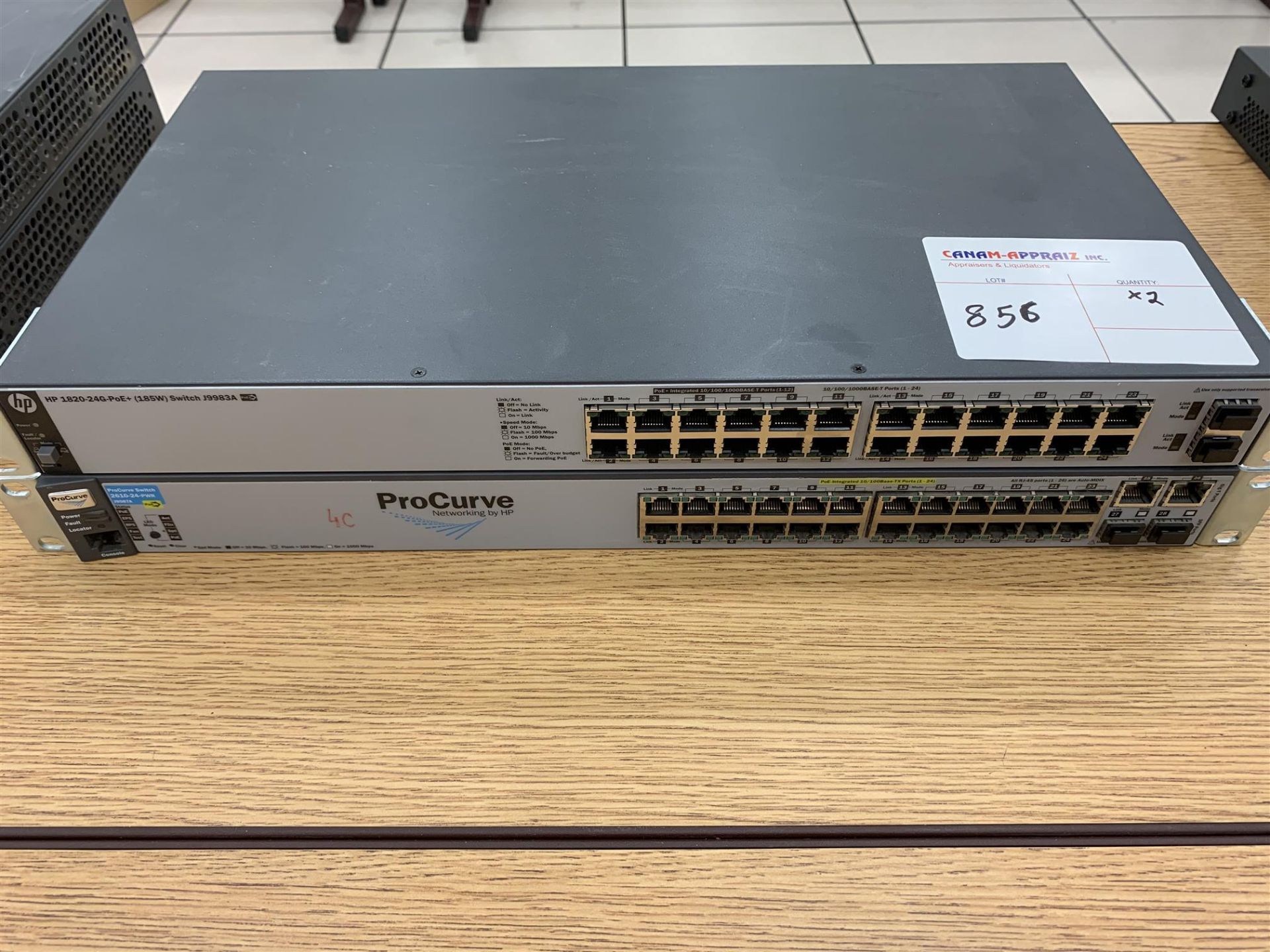 MIXED LOT - HP - NETWORK EQUIPMENT - 2PCS