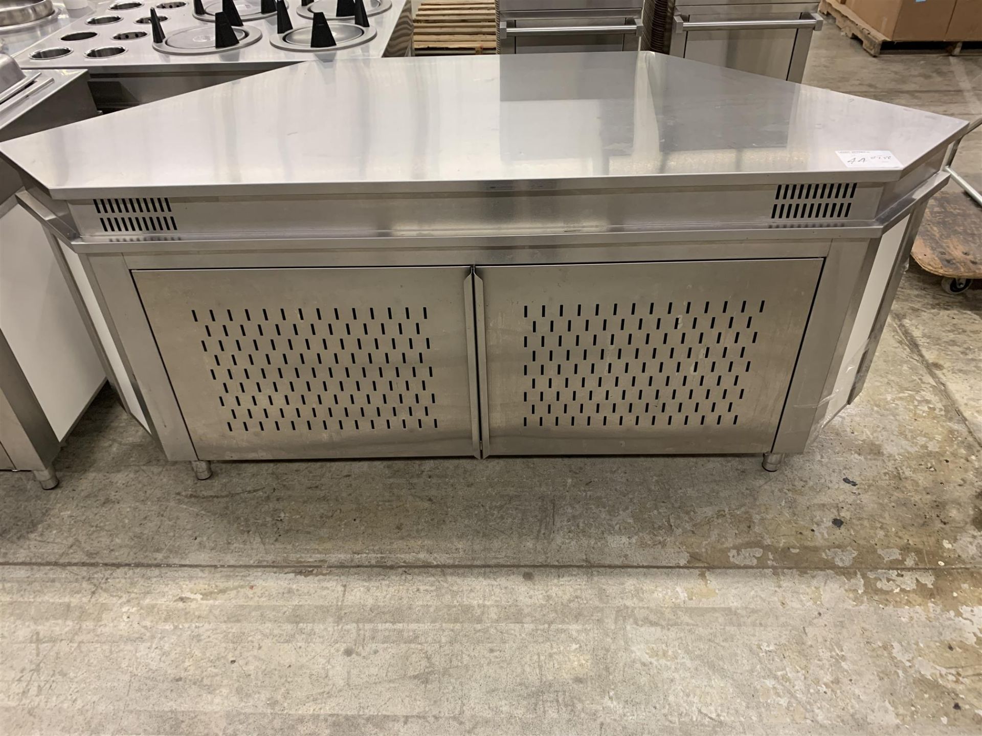 81" X 32" STAINLESS STEEL - BUFFET CABINET