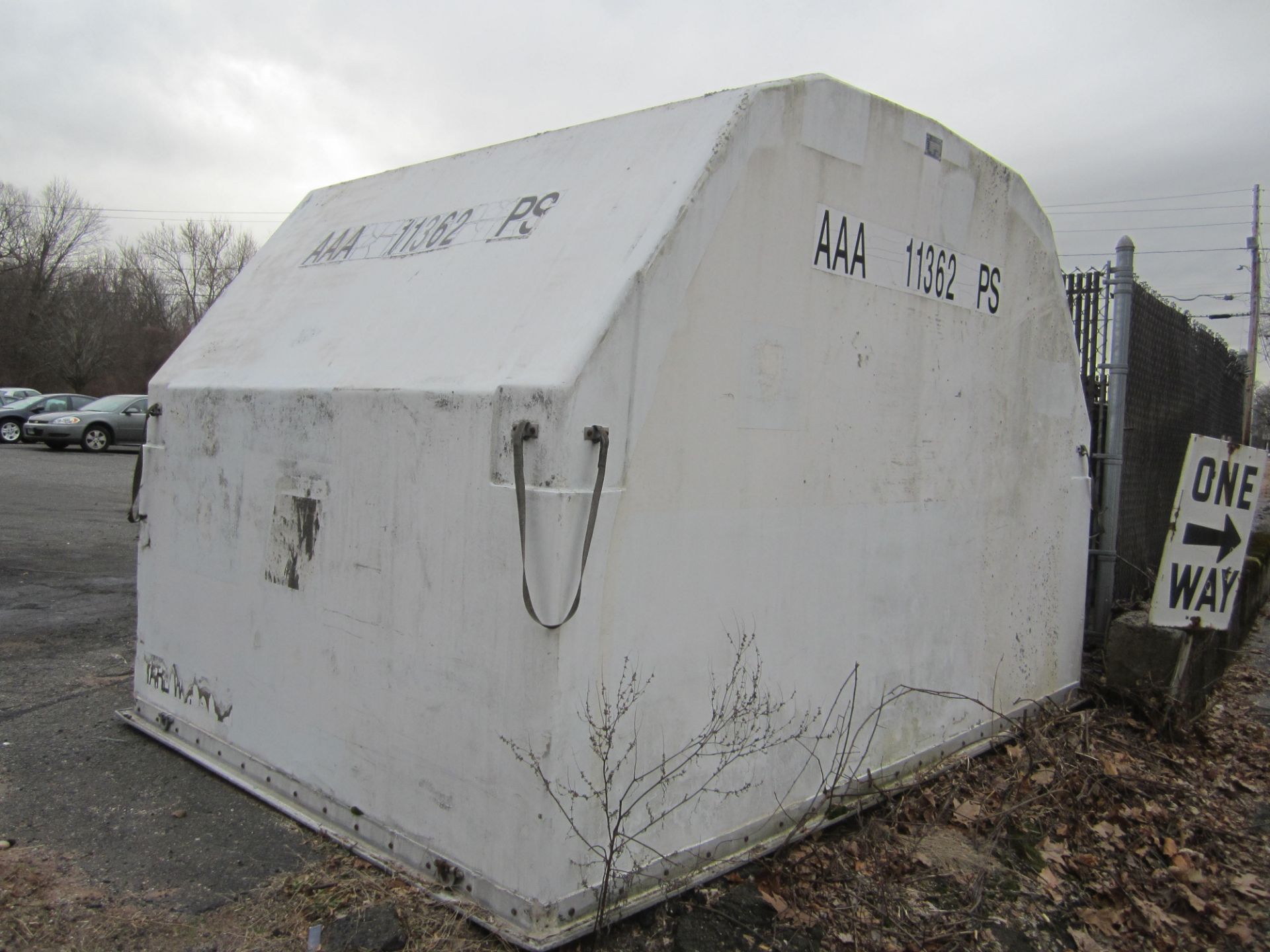 Portable storage shed with 2 swing doors - Image 3 of 3