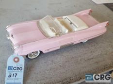 1959 Pink Cadillac Convertible, Jim Beam decanter, full with original seal