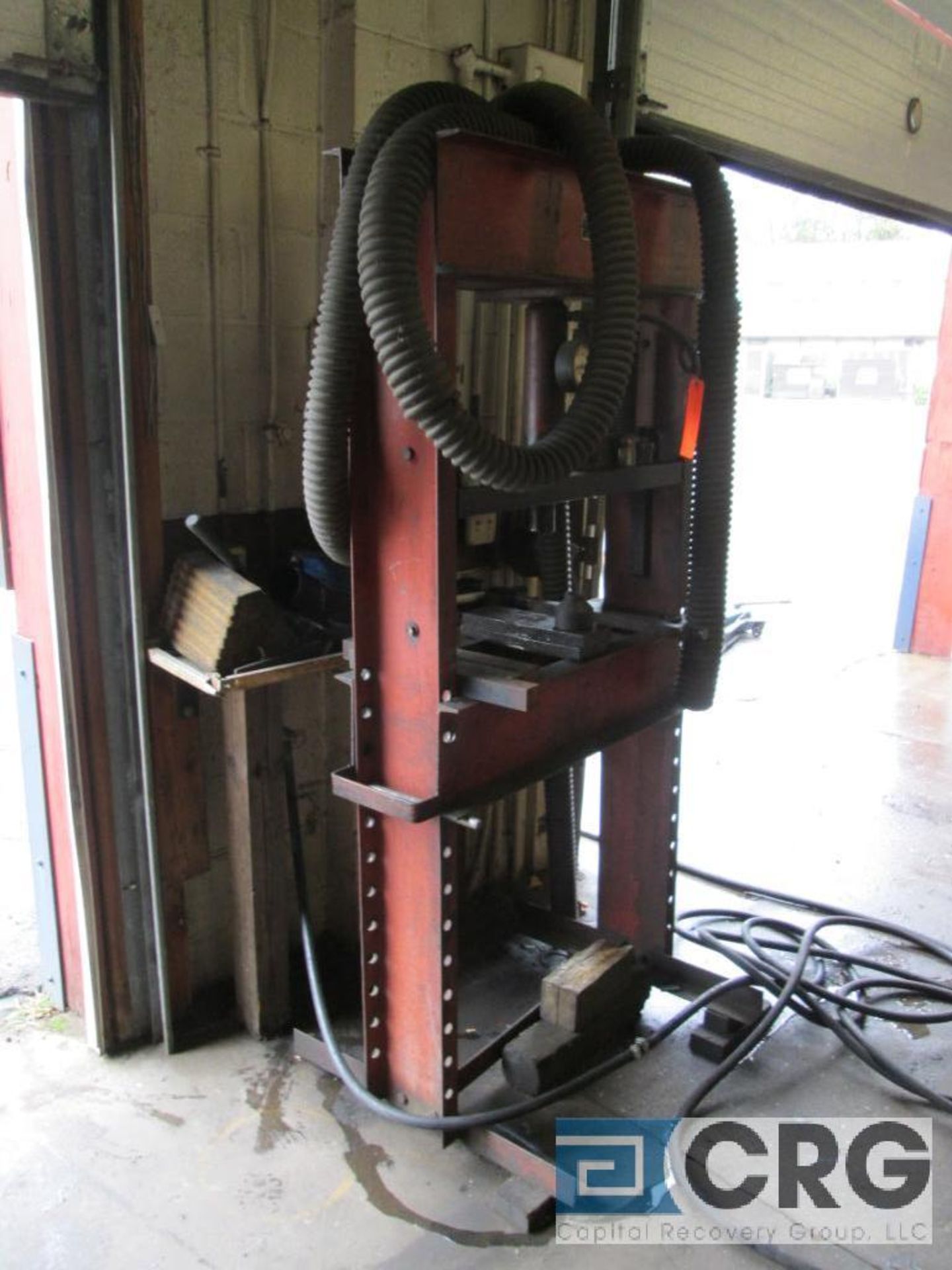 Red Arrow Tow Bar Mfg. Co. hydraulic press, H-frame type, 20 ton cap., m/n, s/n not available