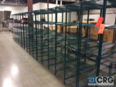 Lot of (10) 4 ft. x 6 ft. x 18 in. METRO adjustable shelving