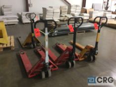 Lot of (4) asst pallet jacks