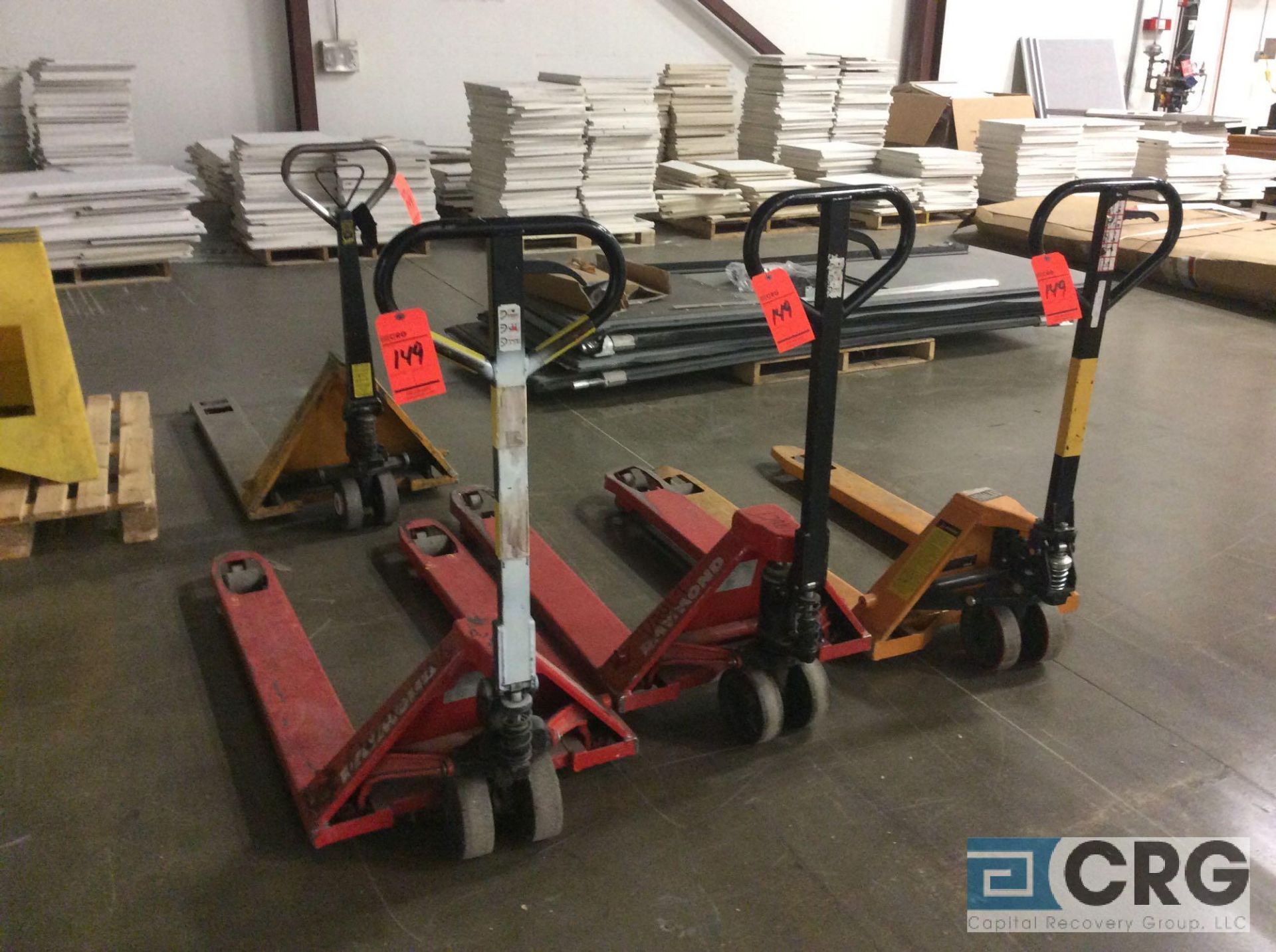 Lot of (4) asst pallet jacks