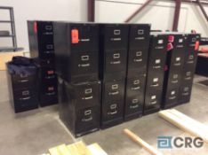 Lot of asst 2 and 4 drawer file cabinets