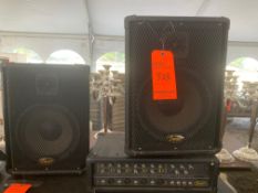 Fender sound system with (2) speakers