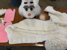 Lot including (2) Bunny costumes and (2) Santa suits