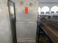 Lot of (3) heating cabinets, 1/3 height