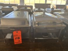 Lot of (4) Chafers 8 qt. standard