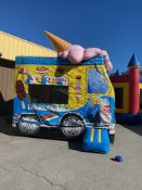 Inflatable ice cream truck bouncer