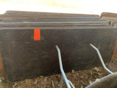 Lot of (10) banquet tables, 6 ft.