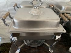 Lot of (6) chafers 4 qt.