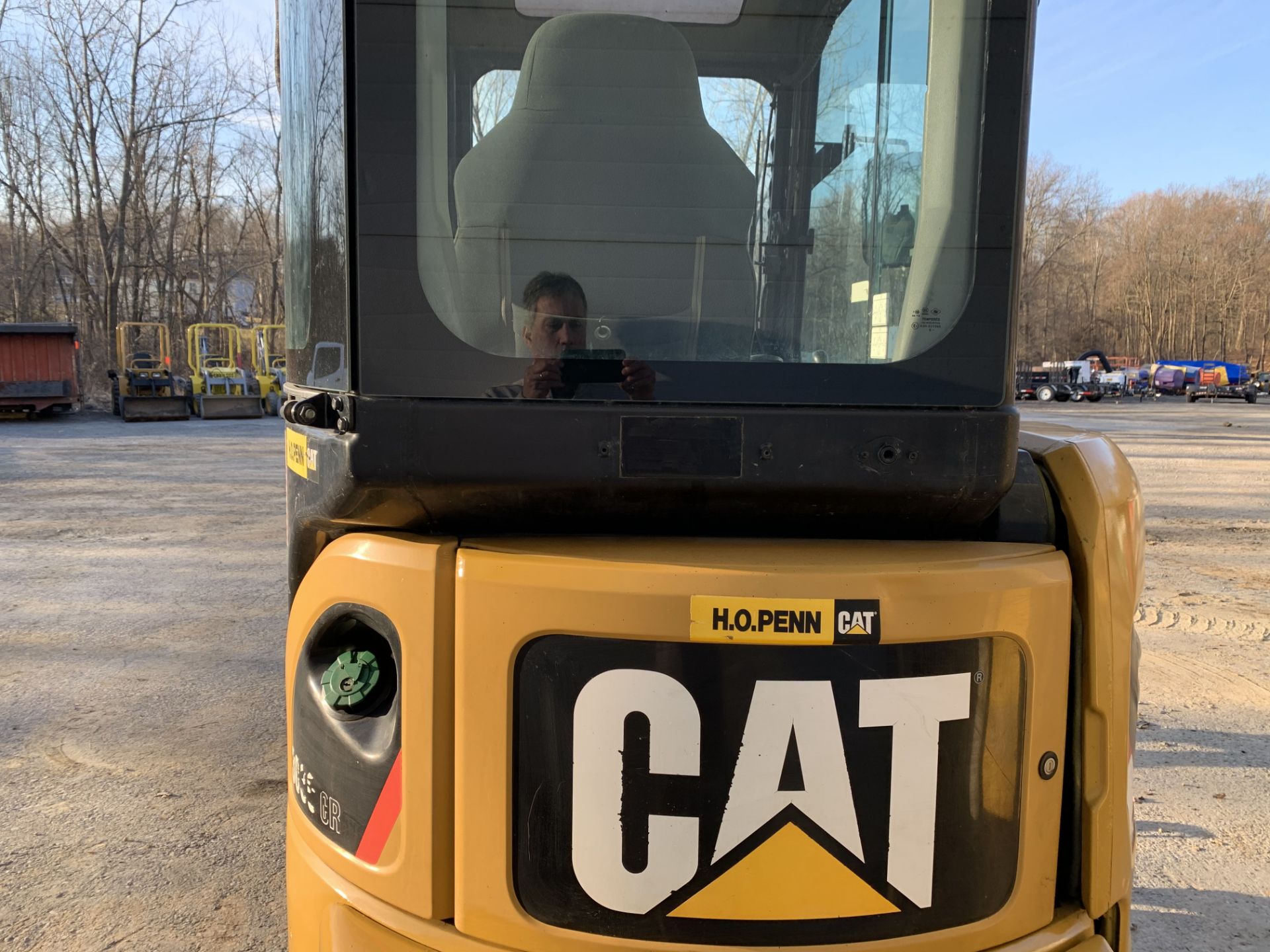 2011 Cat 303CCR excavator with cab, 2,700 hours, s/n OBXT03964 - Image 2 of 7