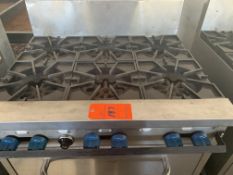 Castle gas oven, 6 burner, 30 in.