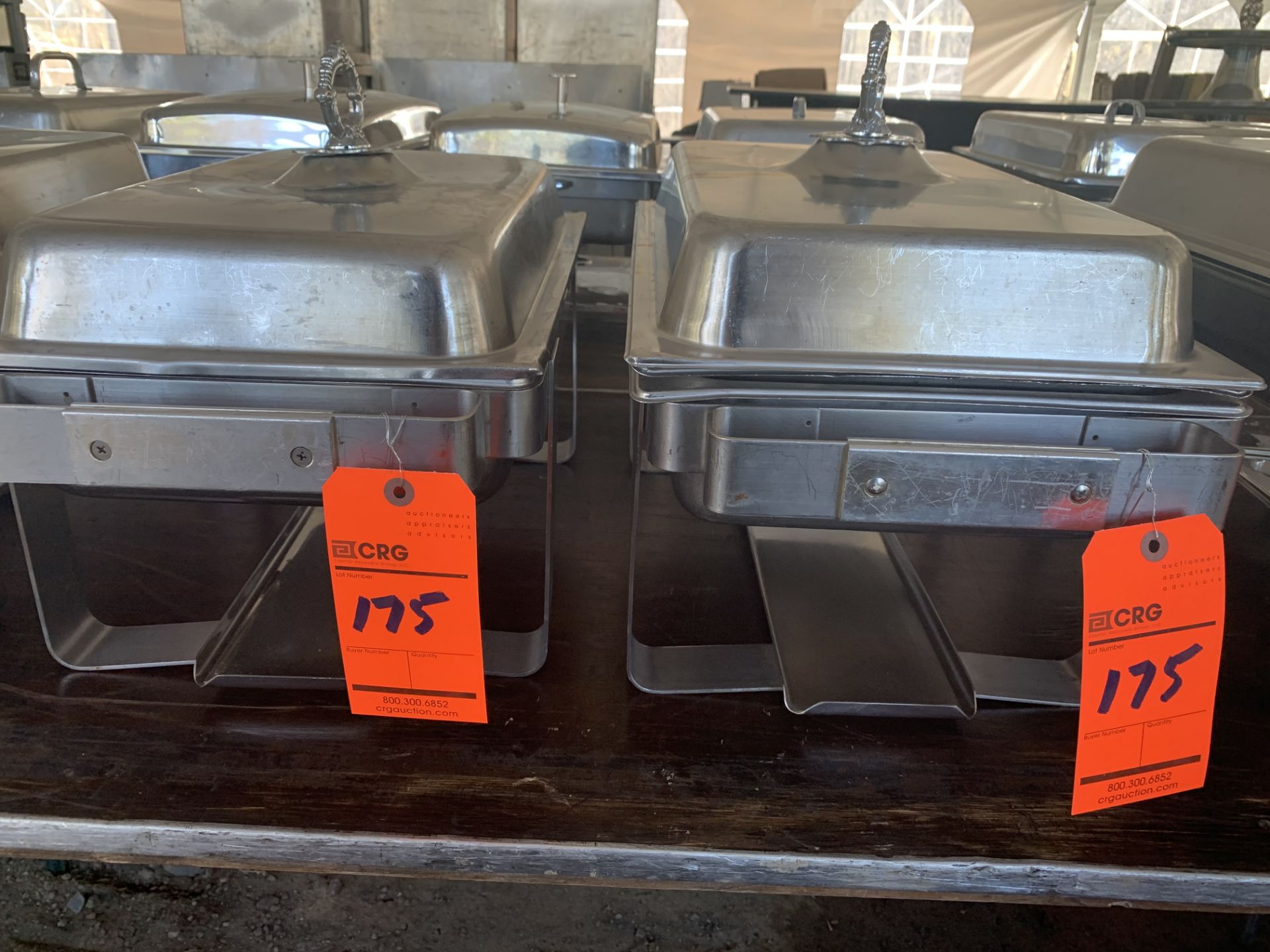 Lot of (4) Chafers 8 qt. standard - Image 2 of 2
