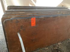 Lot of (10) banquet tables, 6 ft.