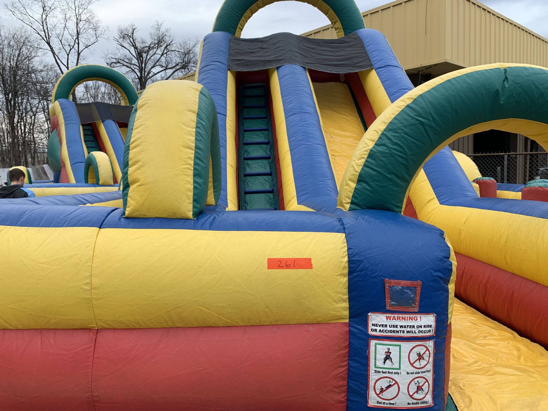 Inflatable 18 ft. slide