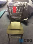 Lot of (50) gold chiavari chairs