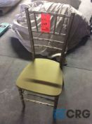 Lot of (50) gold chiavari chairs