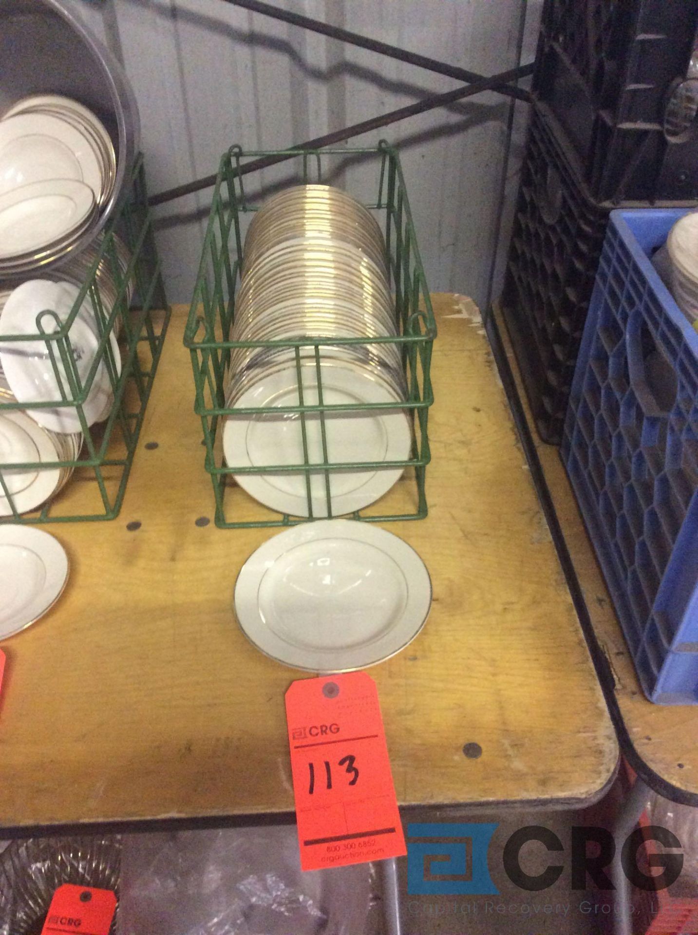 Lot of (53) gold trim 7 inch plates - Image 2 of 2