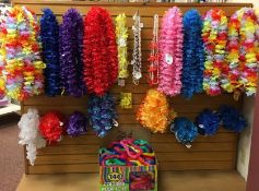 Lot of asst Hawaiian / Luau decor