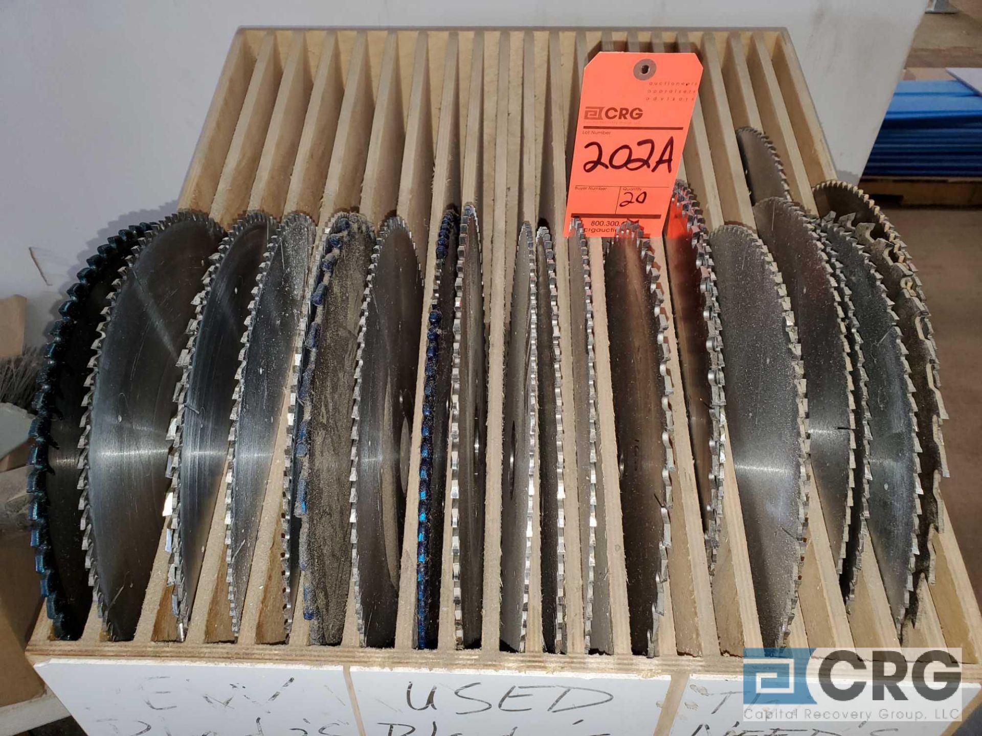 Lot of (20) circular blades (for usage on HPP 250) - Image 4 of 6