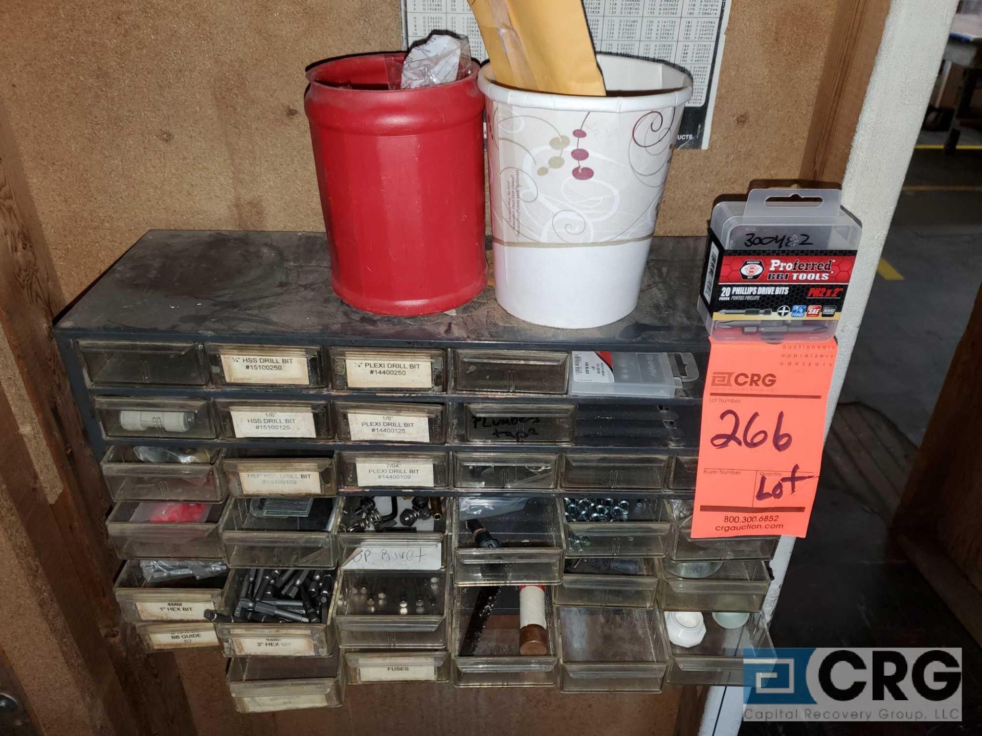 Lot consists of assorted carbide tooling, lock out/tag out safety equipment, pex tubing 3/4 in. x 25 - Image 8 of 11