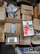 Lot of brackets, cam locks, magnets, small hinges