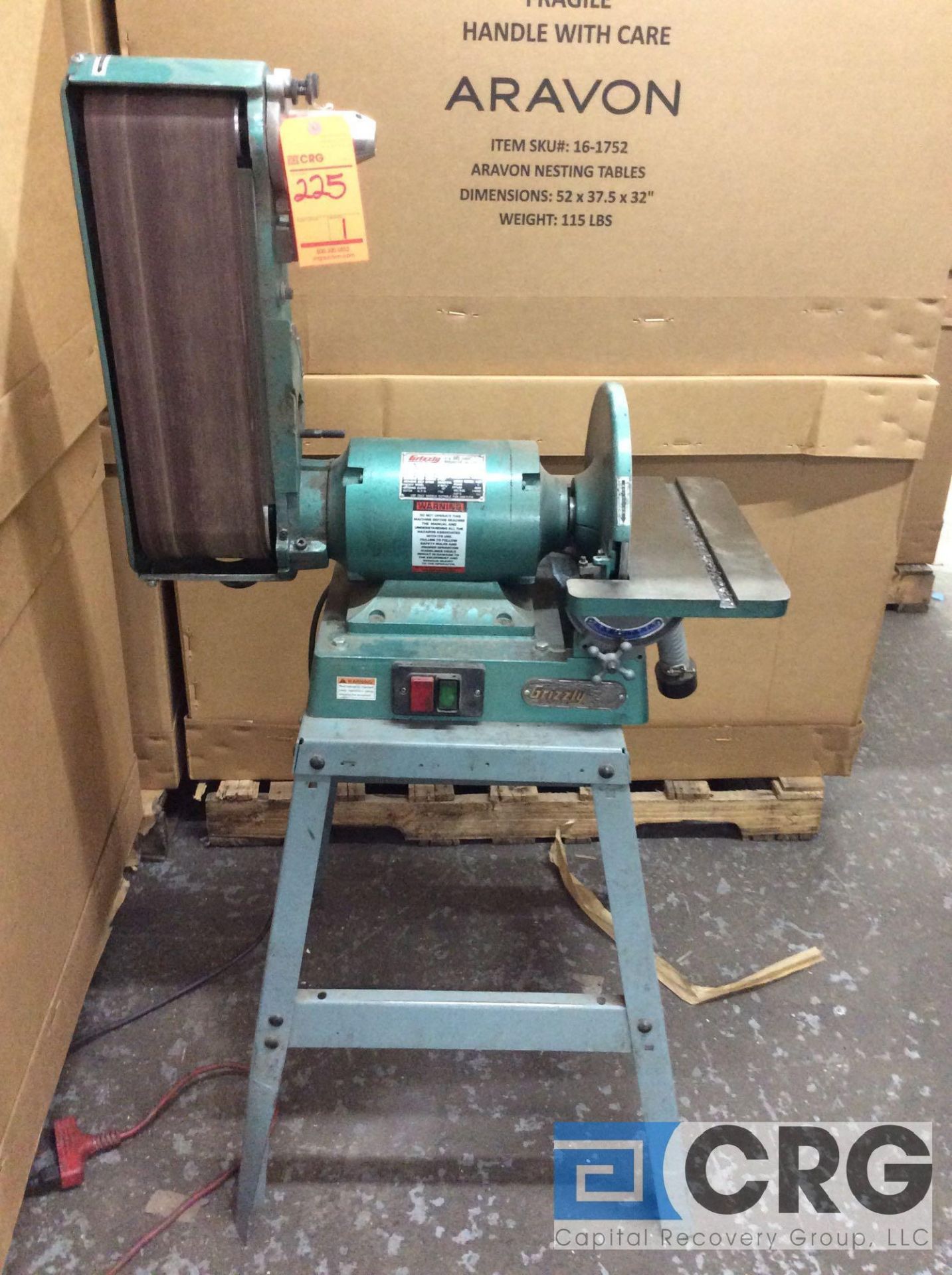 Grizzly 6 in. combination belt/disc sander