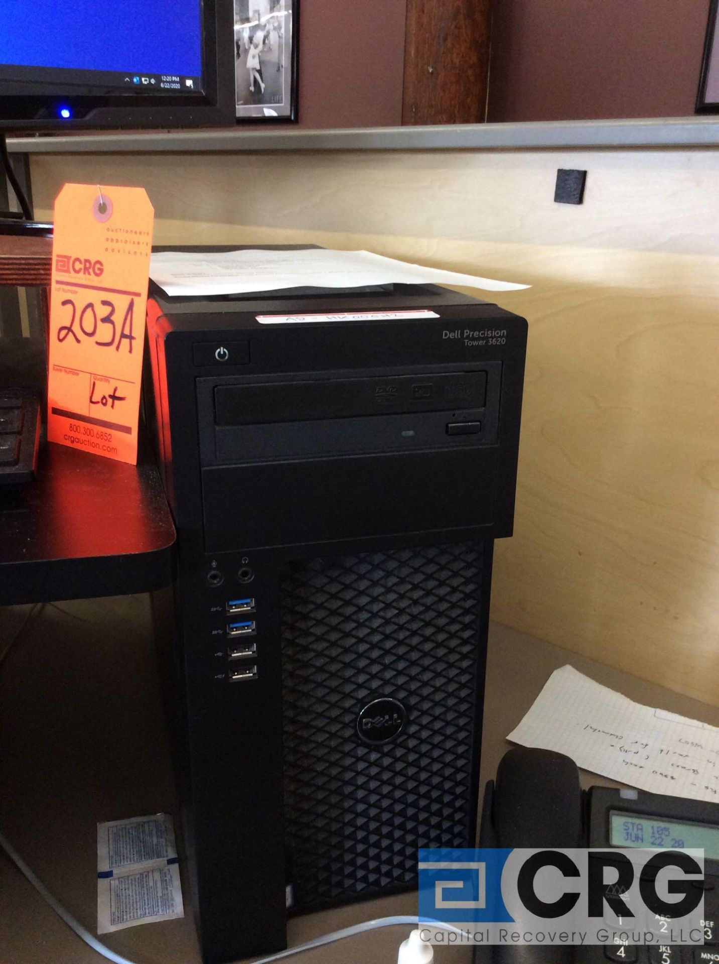 Dell Precision Tower 3620, 5, and CorelDraw X8 software programs installed , used on CNC - Image 2 of 2