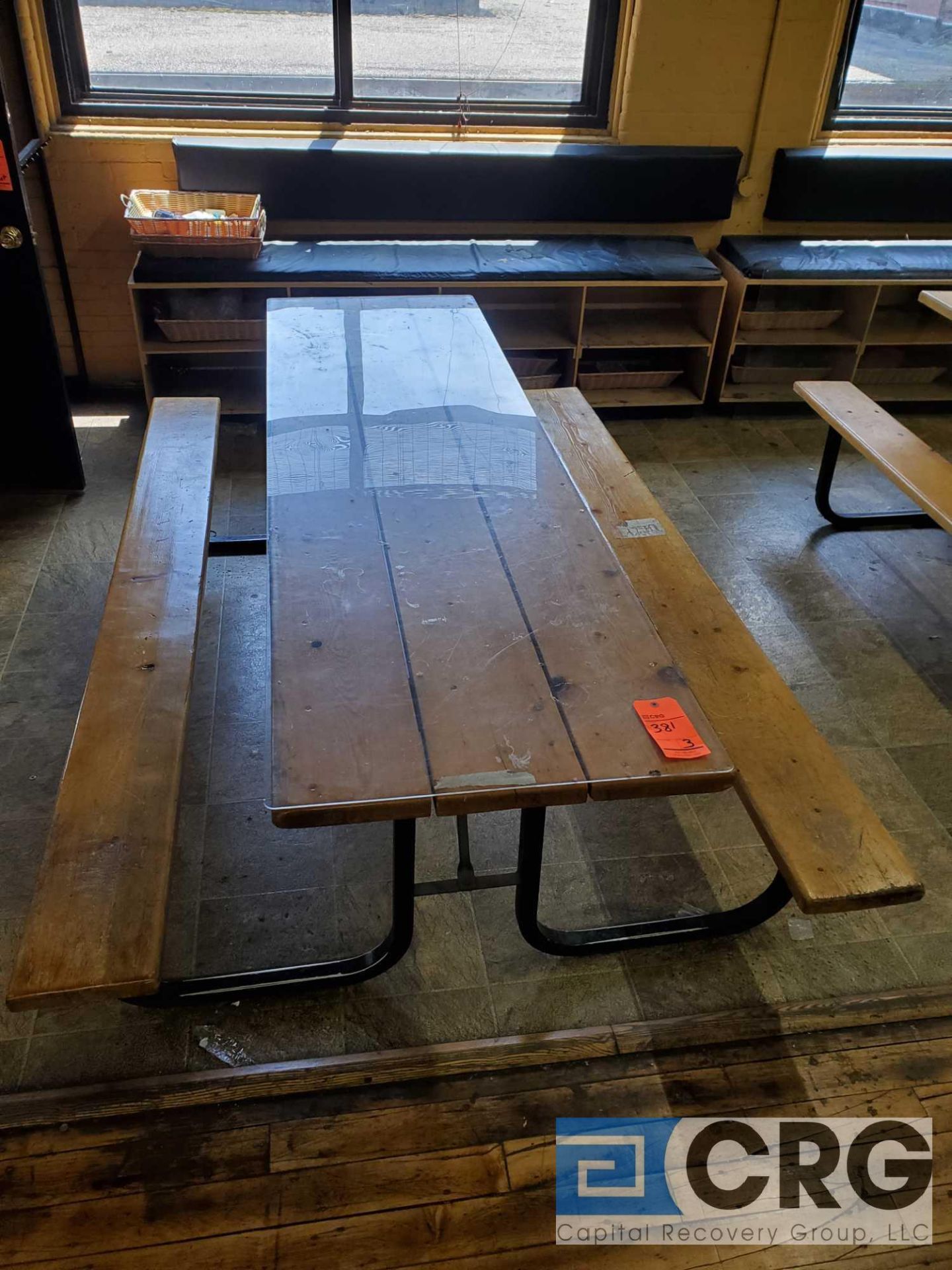 Lot of (3) picnic tables