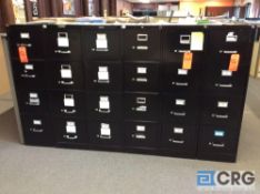 Lot of (11) 4 drawer filing cabinets