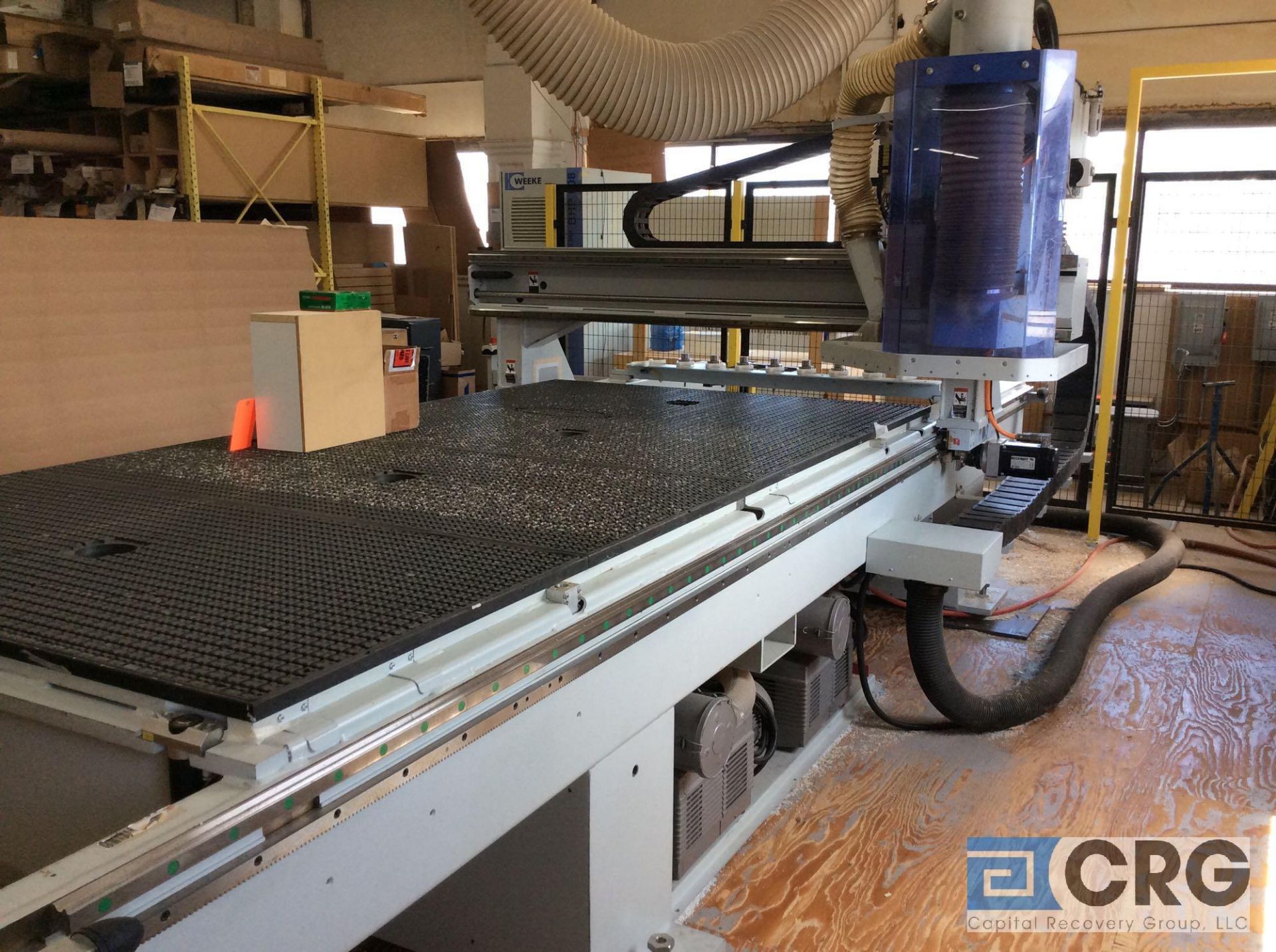 2014 Weeke/ Vantech Optimat BHP008 - 510 CNC router, 9.5 kW spindle, 8 position ATC tool bar, 122 - Image 5 of 5
