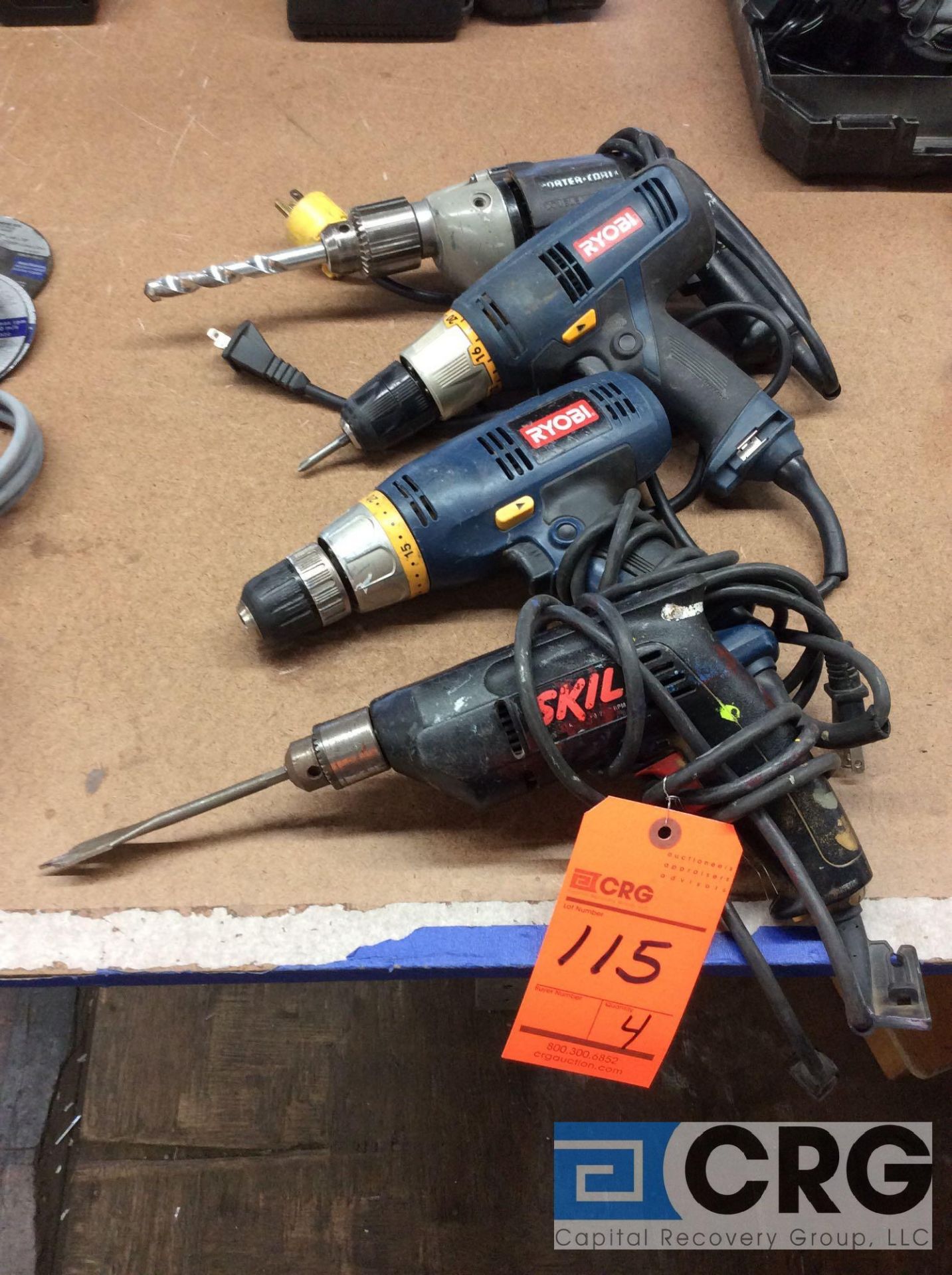 Lot of (4) assorted drills