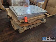 Lot of assorted aluminum blocks