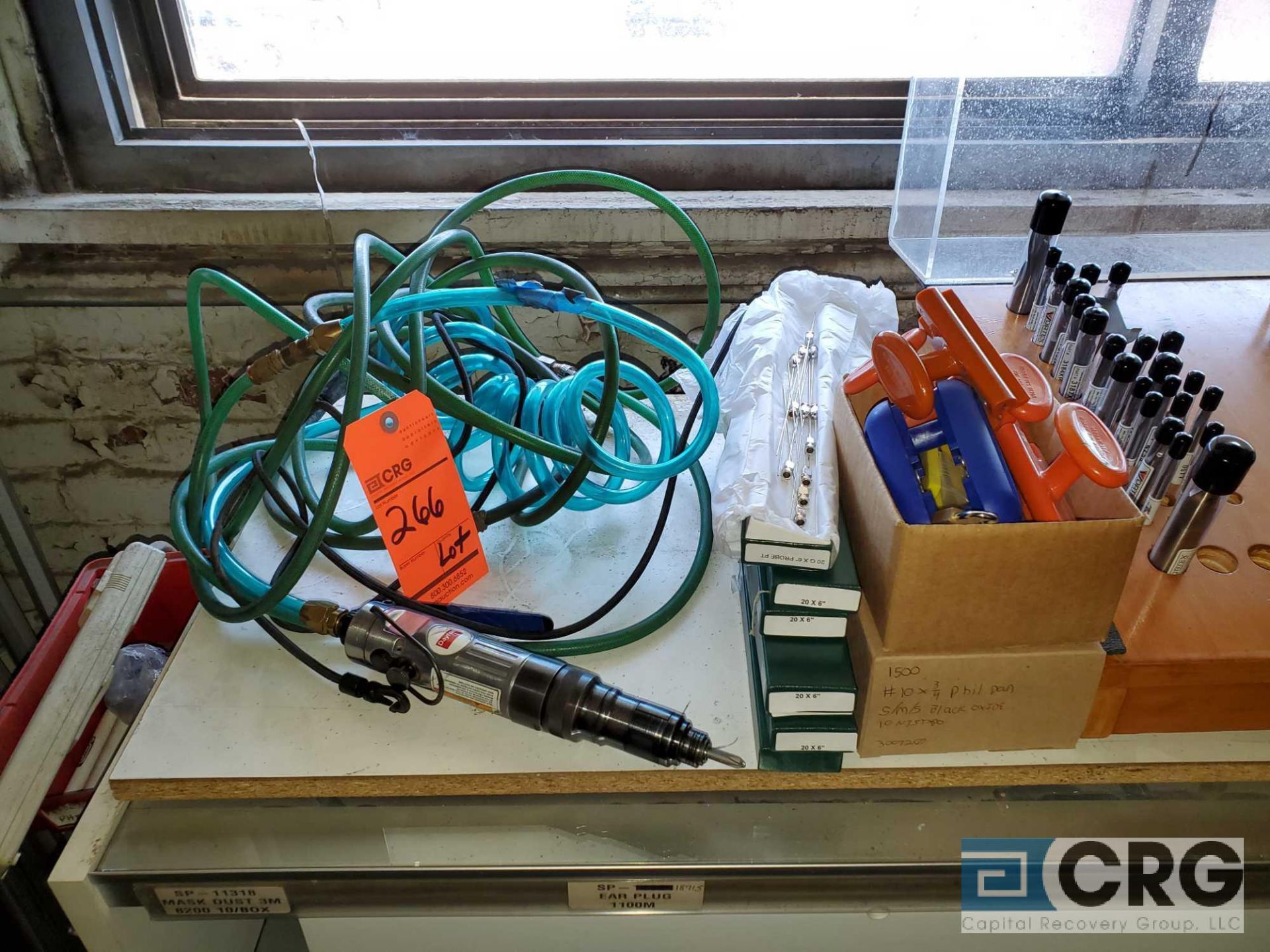 Lot consists of assorted carbide tooling, lock out/tag out safety equipment, pex tubing 3/4 in. x 25 - Image 3 of 11