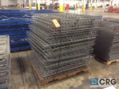 Lot of (450) 42 inch X 46 inch wire mesh decks (DISMANTLED AND READY TO SHIP)