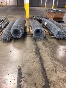 Lot parts cage fencing approx 110 feet x 40 feet (DISMANTLED AND READY TO SHIP)