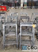 Lot consists of (6) Uline 36 in. step ladders