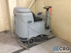 Advance Adgressor 3220C electric wide arm floor scrubber with built in charger
