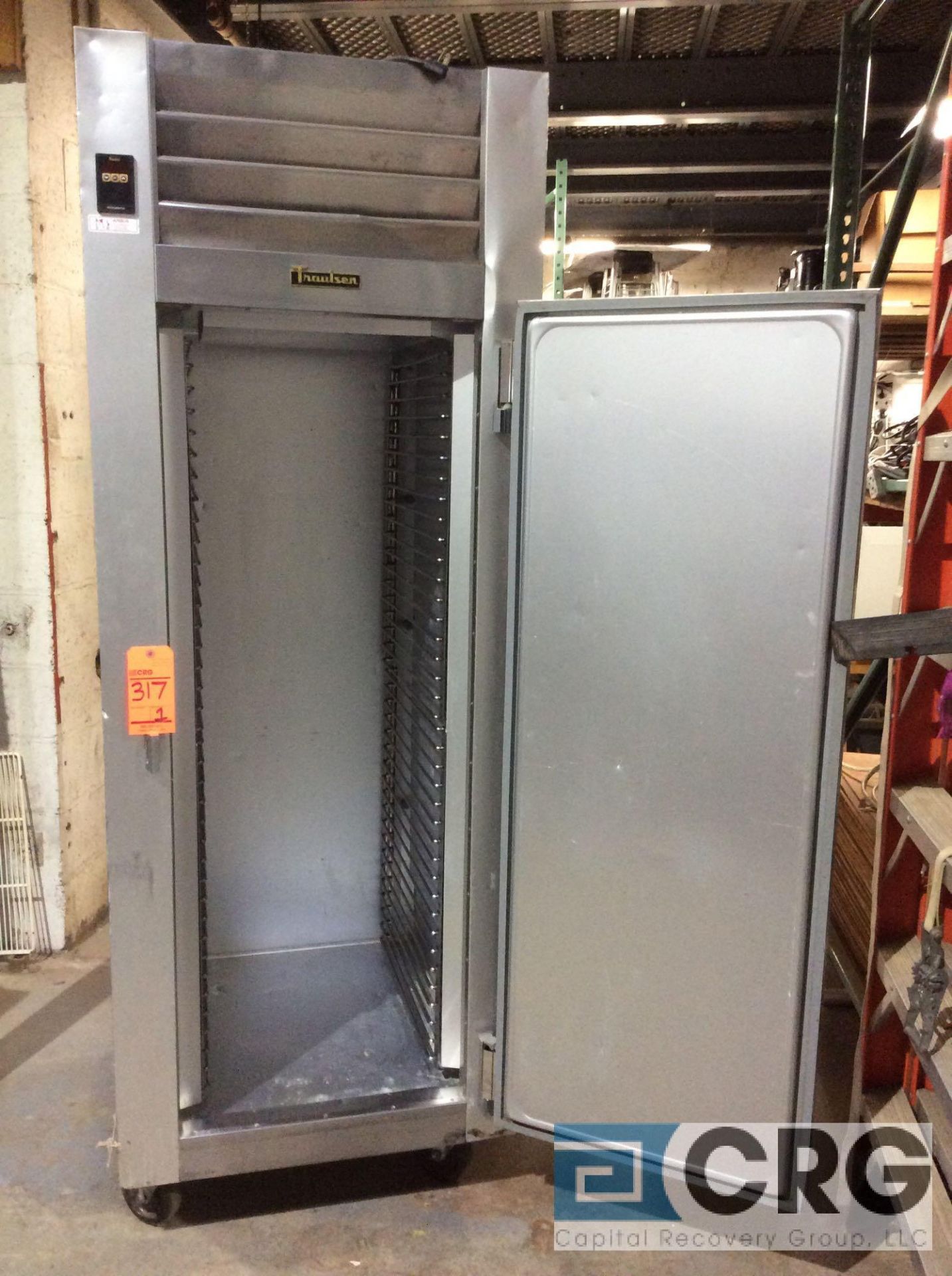 Traulsen m/n G10010 stainless steel reach in refrigerator, single door with right hinged door, - Image 2 of 4