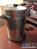 Lot of (4) 100 cup aluminum coffee maker