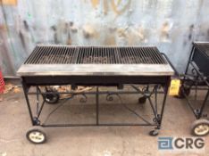 Big John 50 in. Long X 16 in. deep portable propane grill