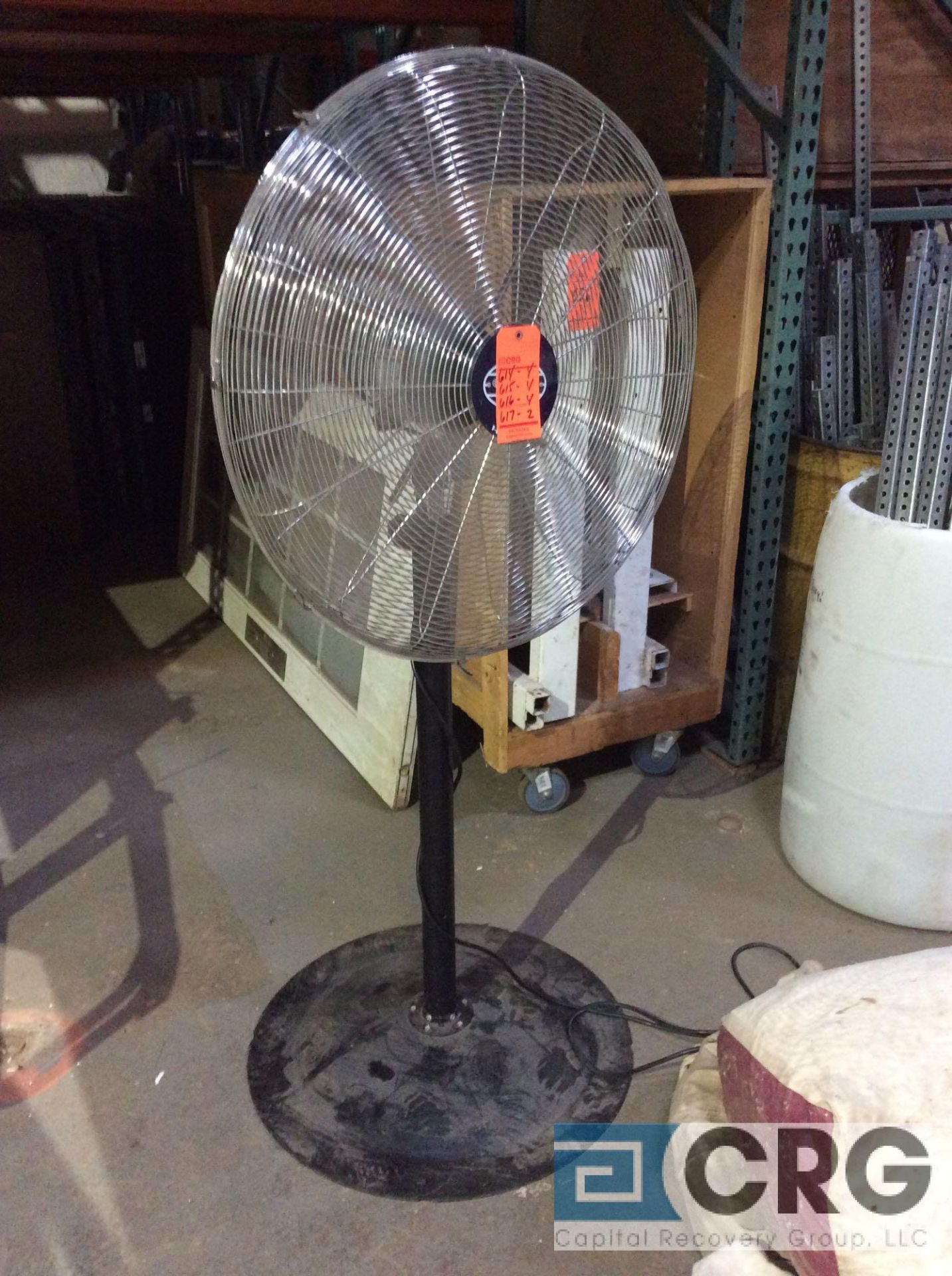 Lot of (2) Global 30 inch pedestal fans