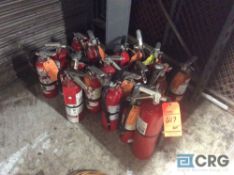 Lot of asst fire extinguishers