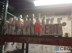 Lot of LED rechargable EXIT signs