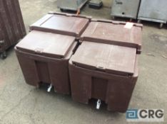 Lot of (2) Cambro portable ice caddies