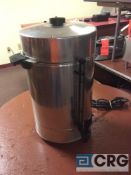 Lot of (4) 100 cup aluminum coffee maker
