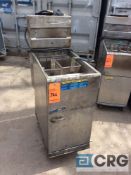 Pitco Sir Lawrence 40C portable propane gas 2-basket frialator